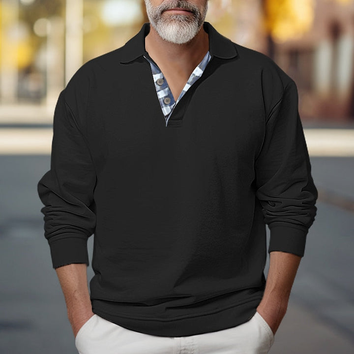 Griffin | Polo-Krage Sweatshirt