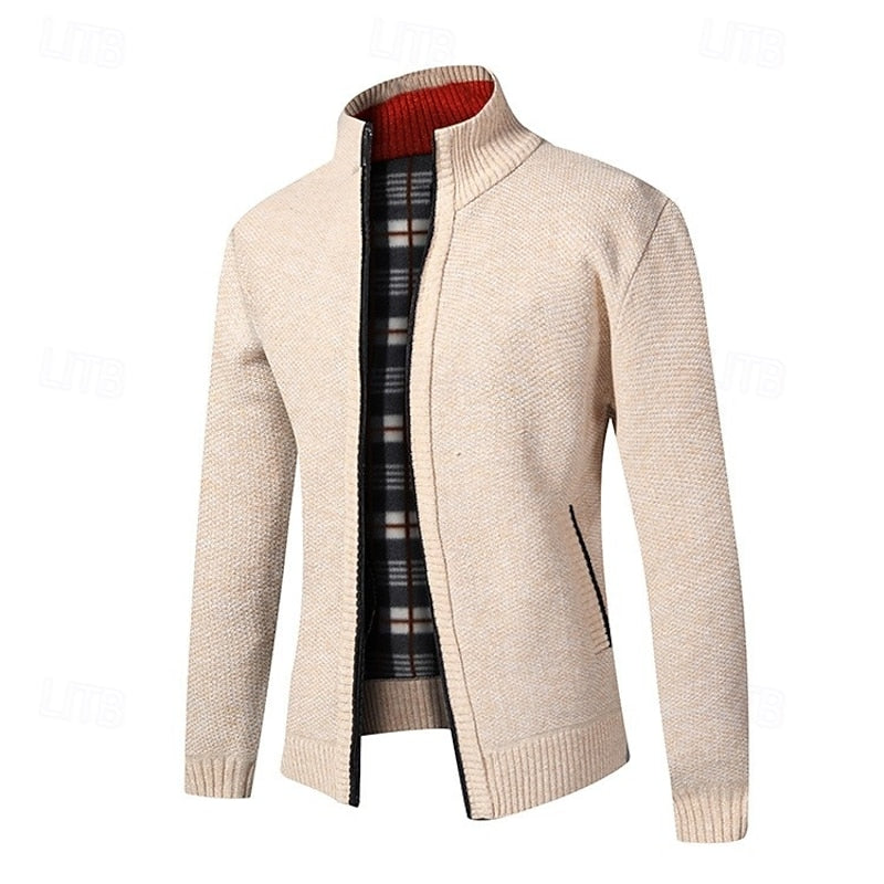 Gregory | Ståkrage Zip Cardigan