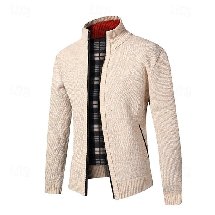 Gregory | Ståkrage Zip Cardigan