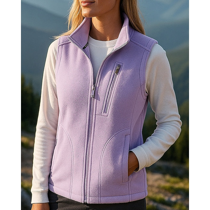 Gillian | Mjuk Zip-Up Västar