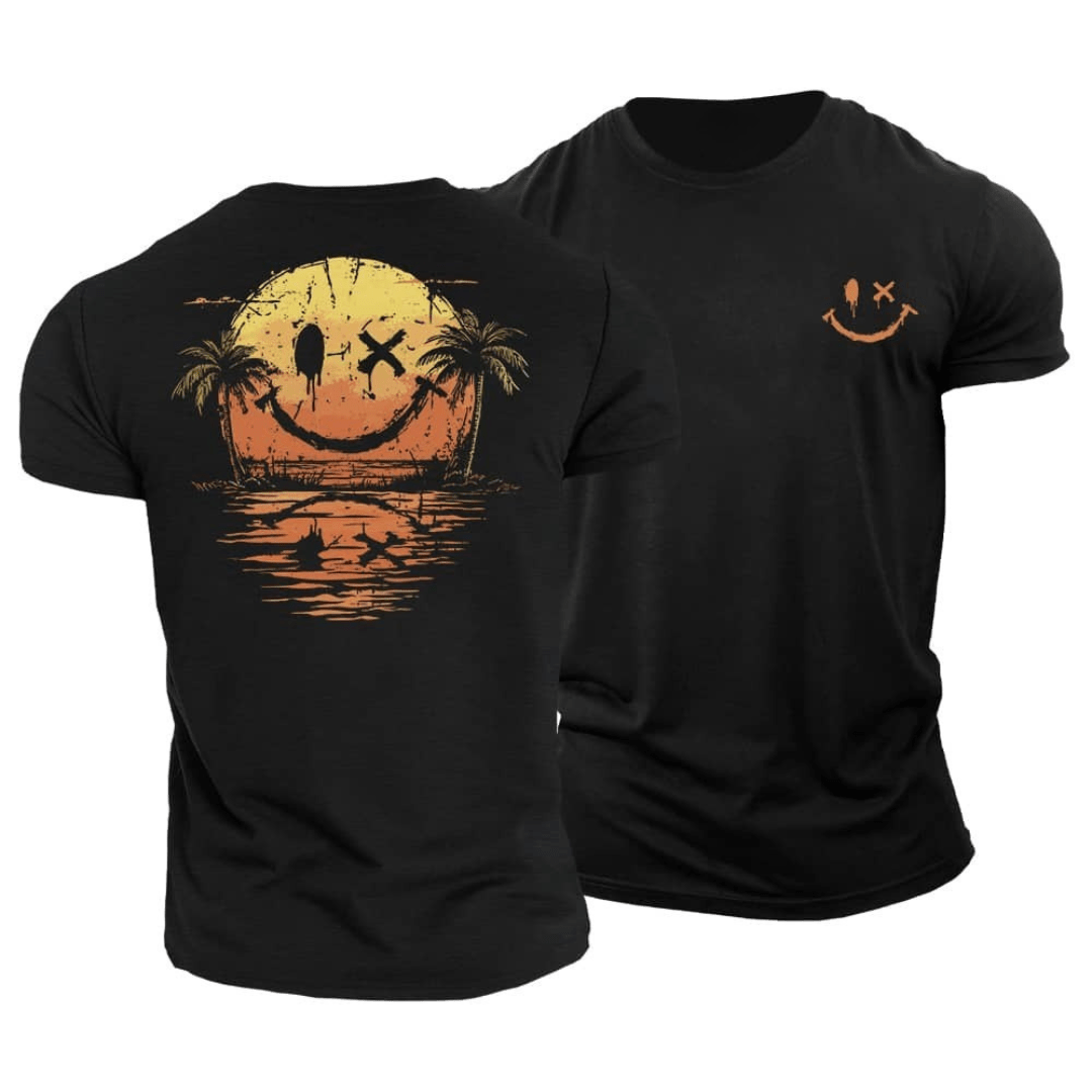 Tyler | Somrig Smiley Strand T-Shirt
