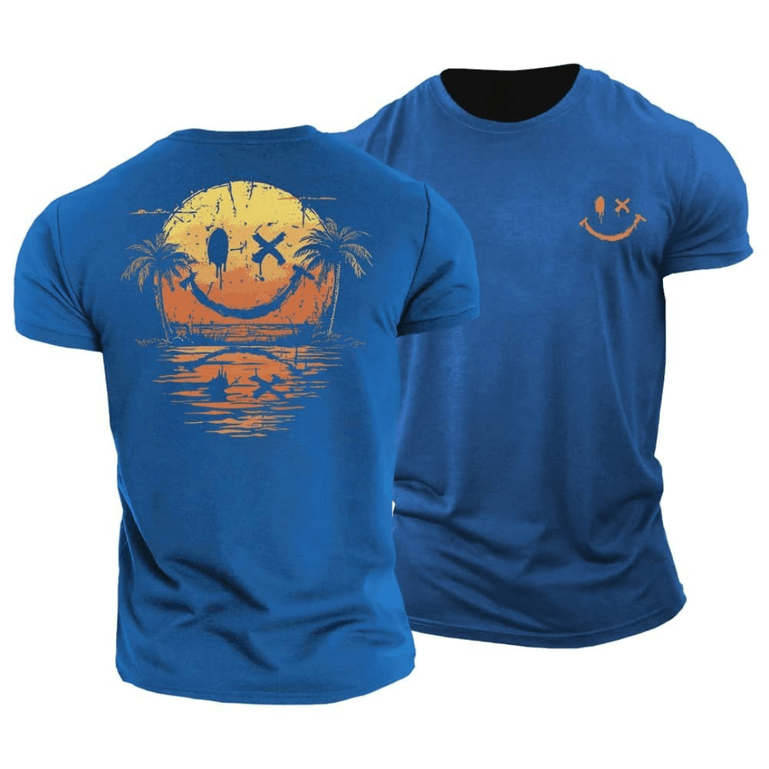 Tyler | Somrig Smiley Strand T-Shirt