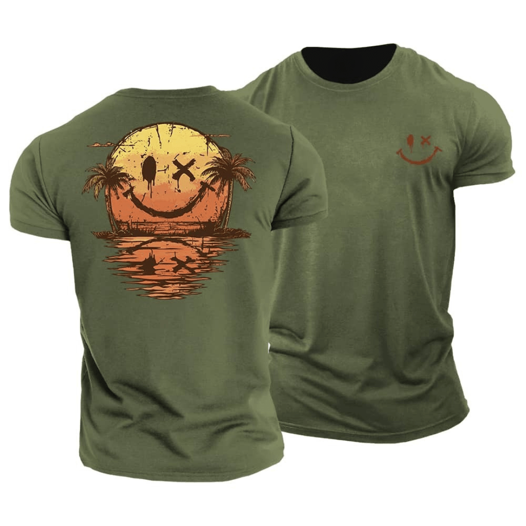 Tyler | Somrig Smiley Strand T-Shirt