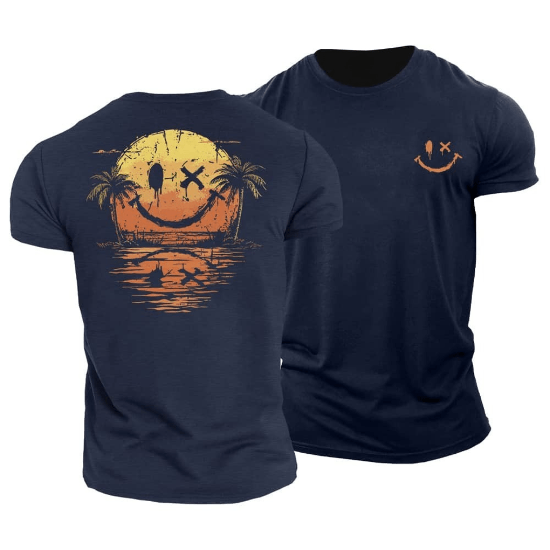 Tyler | Somrig Smiley Strand T-Shirt