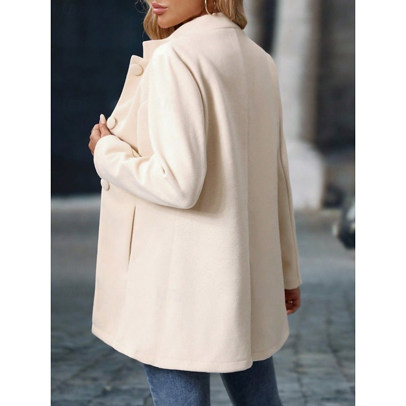 Fiona | Elegant Ståkrage Kappa