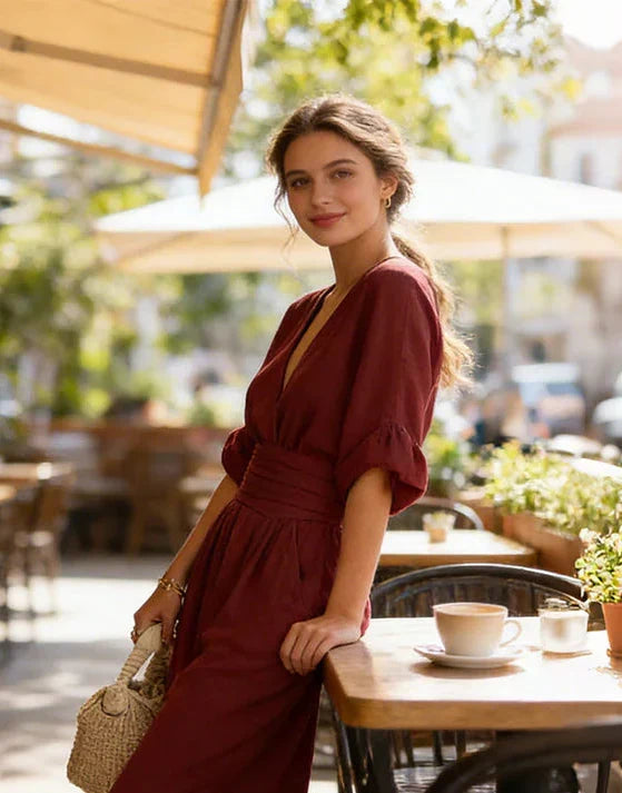 Genevieve | Elegant Byxdress med Vida Ben