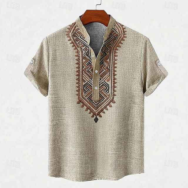 Sebastian | Broderad Vintage Skjorta