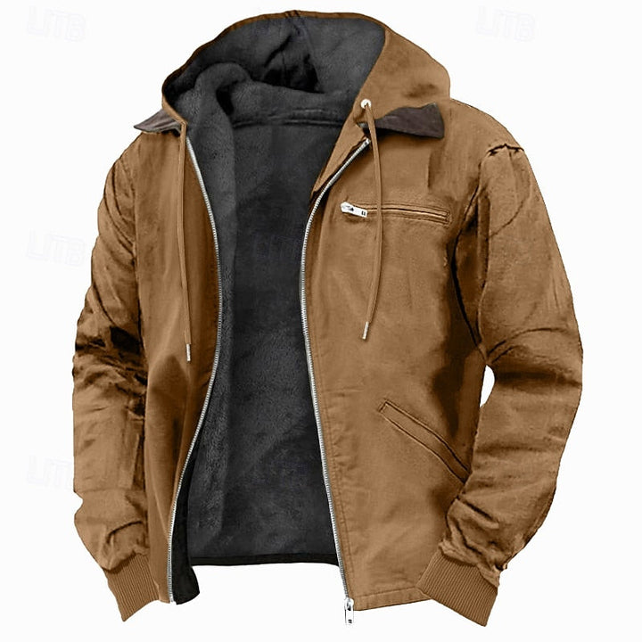 Gideon | Fleece-fodrad Hoodie-jacka