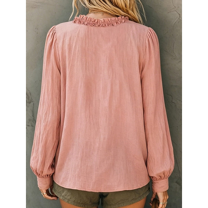 Renata | Volang V-ringad Blus