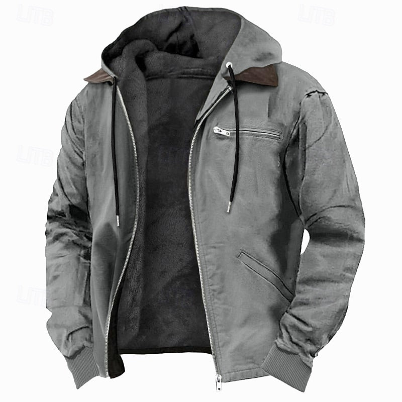 Gideon | Fleece-fodrad Hoodie-jacka