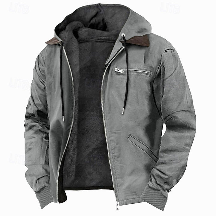 Gideon | Fleece-fodrad Hoodie-jacka