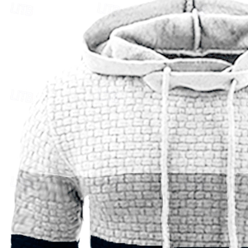 Hollis | Färgglad Texturerad Hoodie