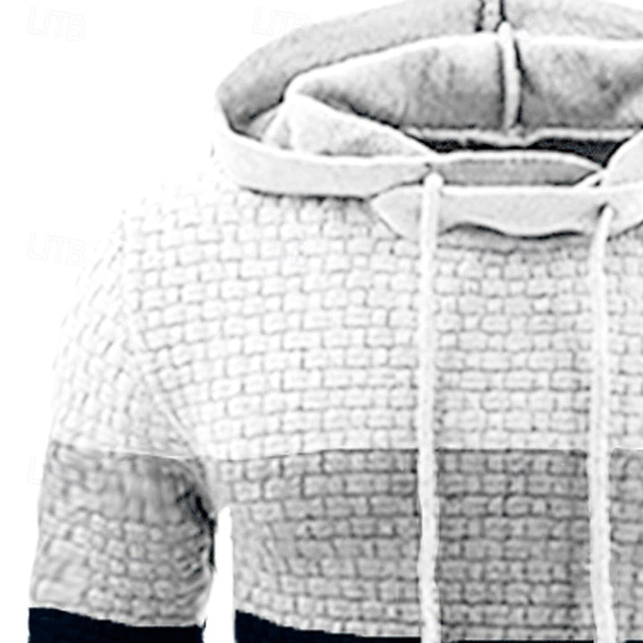 Hollis | Färgglad Texturerad Hoodie