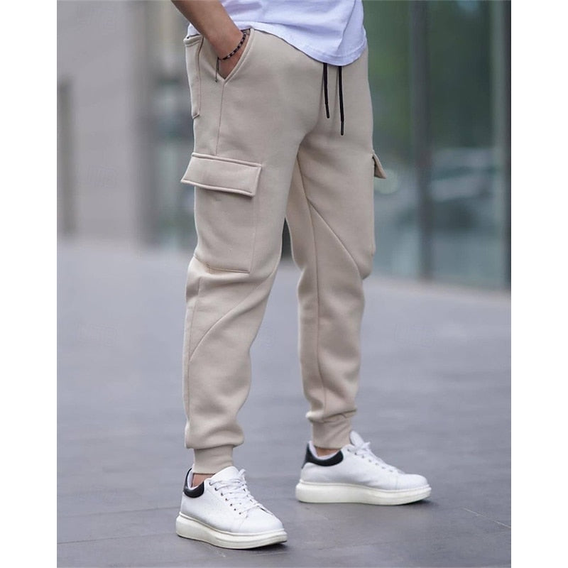 Neil | Avslappnade Cargo Joggers