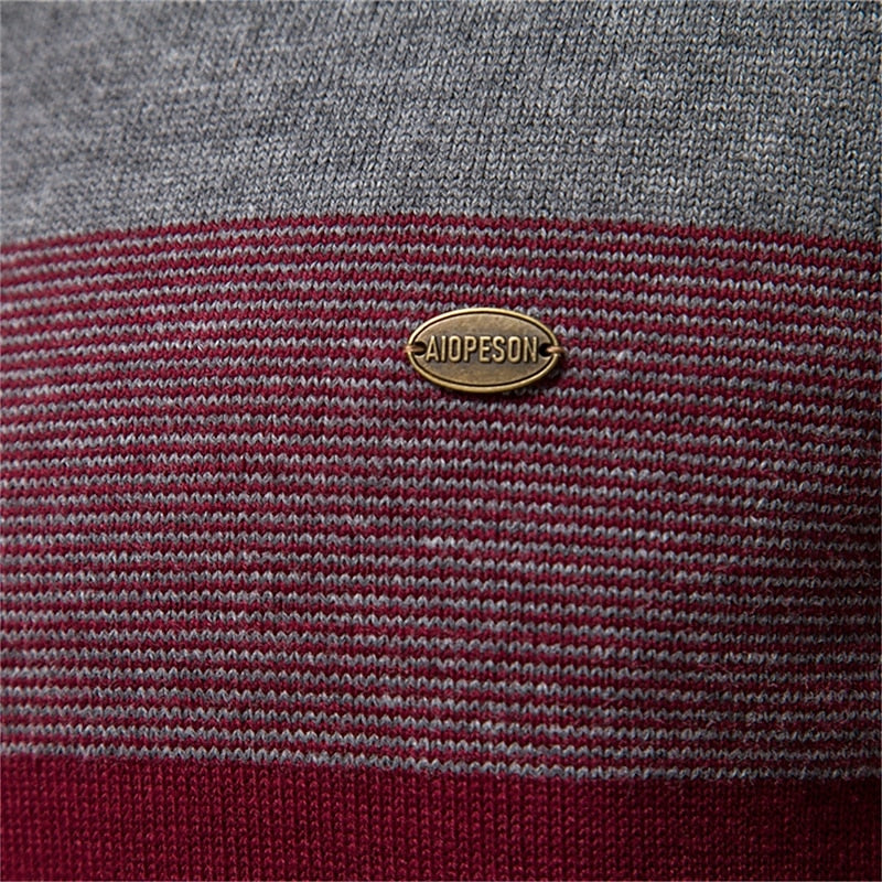 Gerald | Kvartdraget Stickad Tröja