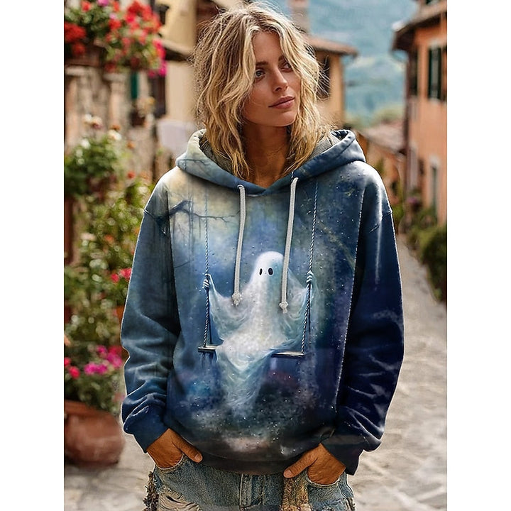 Dahlia | Skalle Uttalande Halloween Hoodie
