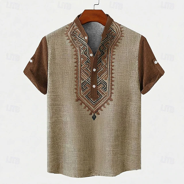 Sebastian | Broderad Vintage Skjorta