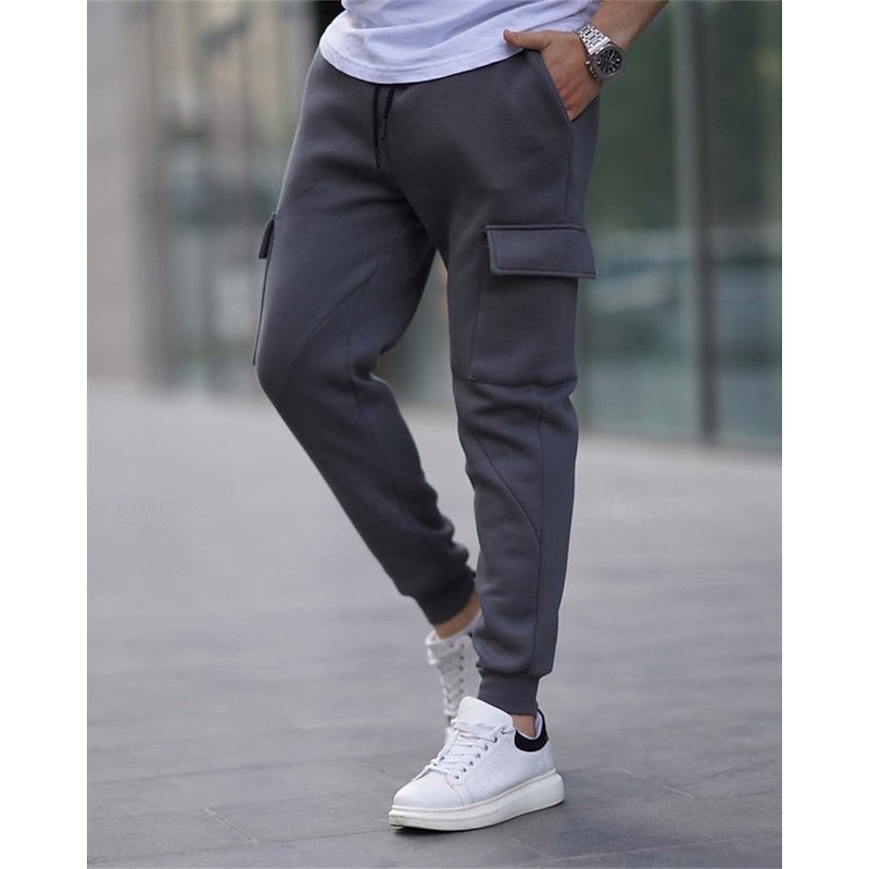 Neil | Avslappnade Cargo Joggers
