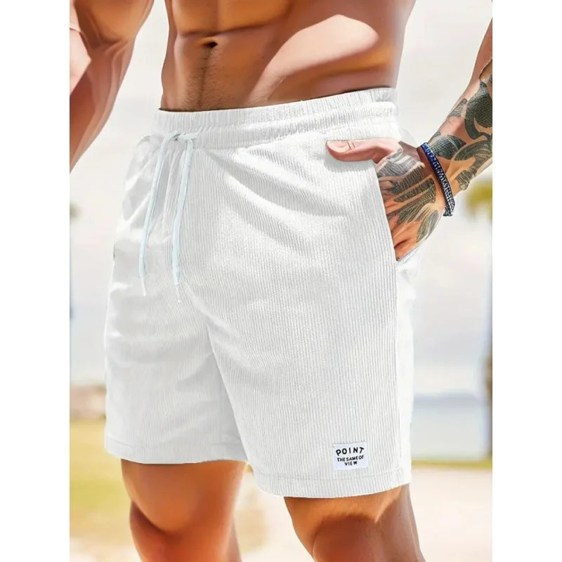Zander | Avslappnade sommar shorts med dragsko