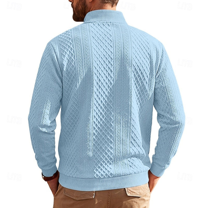 Nash | Texturerad Quarter-Zip Pullover