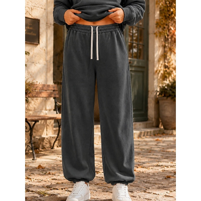Joyce | Avslappnade vida joggers