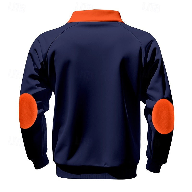 Keith | Quarter-Zip Färgblöck Pullover