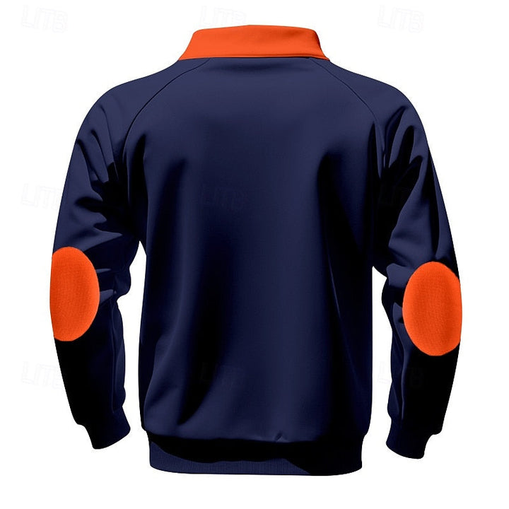Keith | Quarter-Zip Färgblöck Pullover