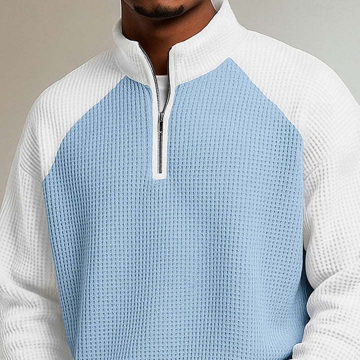 Lincoln | Texturerad Quarter-Zip Pullover
