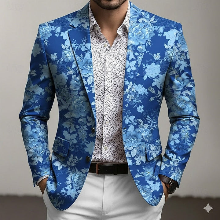 Beckett | Raffinerad Blommönstrad Blazer
