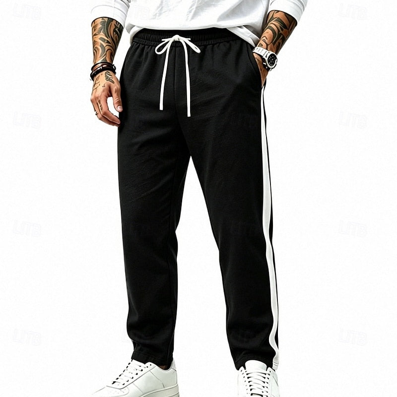 Damian | Avslappnade Sweatpants med Sidostråk