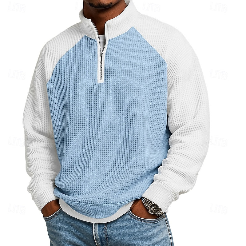 Lincoln | Texturerad Quarter-Zip Pullover