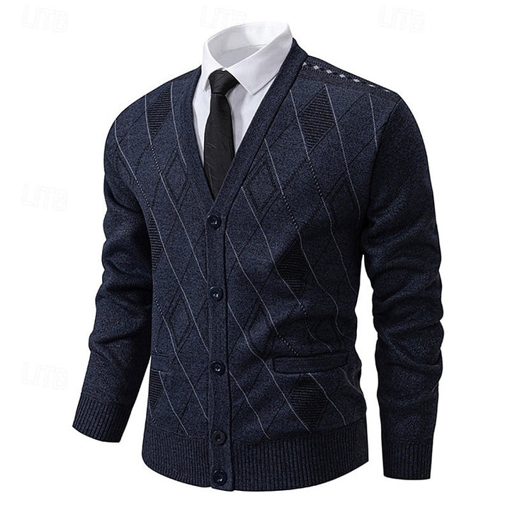 Weston | Finslipad Argyle Cardigan