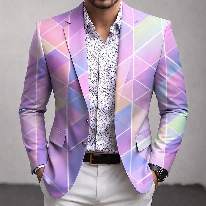 Romersk | Modern Geometrisk Blazer