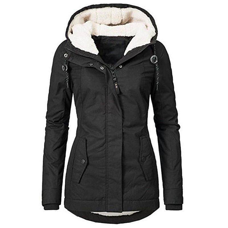Rowena | Mysig Huva Vinter Parka