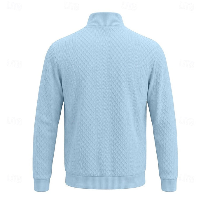 Nash | Texturerad Quarter-Zip Pullover