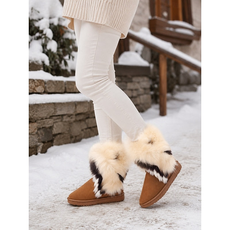 Ramona | Fuzzy-Trimmed Vinterstövlar